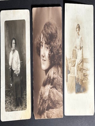 14 RPPCs of women and girls 1900s-1930s, Real Photo Postcards