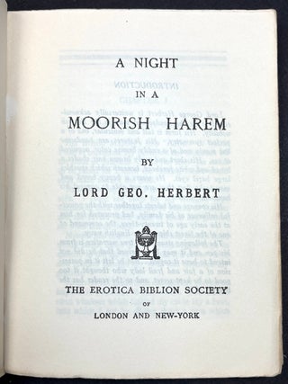 A Night in a Moorish Harem