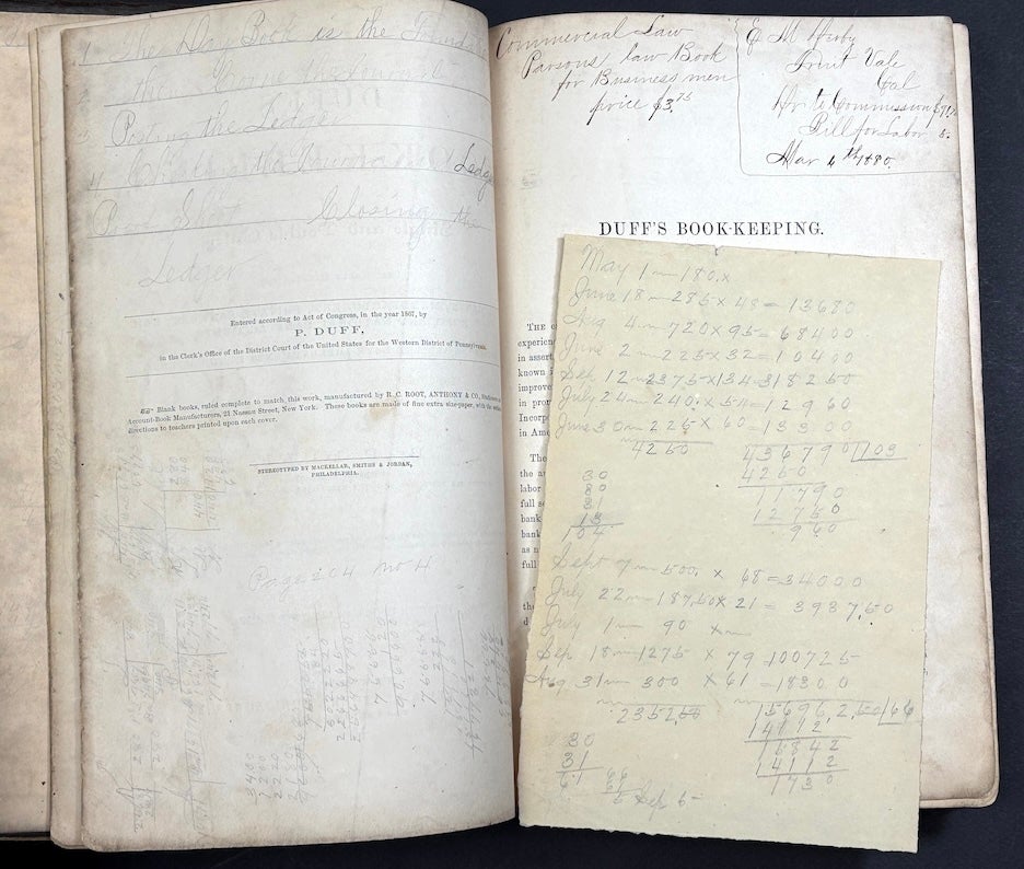 Duff's Book-Keeping by Single and Double Entry 1879 | P. Duff | Later ...