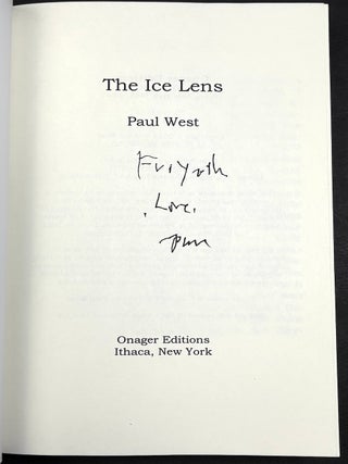 The Ice Lens, inscribed