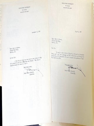 Folio bound volume of The Stars and Stripes 1918-1919 complete including signed photo of Pershing, rare uncirculated Anniversary Number, etc.