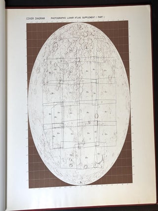 Orthographic Atlas of the Moon - Supplement Number One to the Photographic Lunar Atlas. Edition A showing the Standard Orthographic Coordinate Grid, Part 1: Central Area