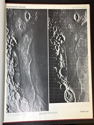 Orthographic Atlas of the Moon - Supplement Number One to the Photographic Lunar Atlas. Edition A showing the Standard Orthographic Coordinate Grid, Part 1: Central Area