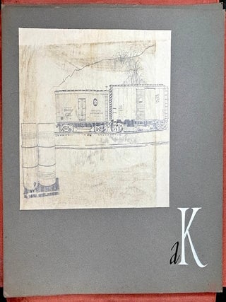 Collection of publications & senior art portfolio by Al Kiefer (1926-2013) Carnegie Tech Warhol contemporary, including a painting!