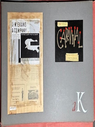 Collection of publications & senior art portfolio by Al Kiefer (1926-2013) Carnegie Tech Warhol contemporary, including a painting!