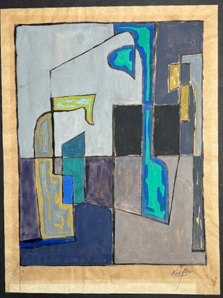 Collection of publications & senior art portfolio by Al Kiefer (1926-2013) Carnegie Tech Warhol contemporary, including a painting!