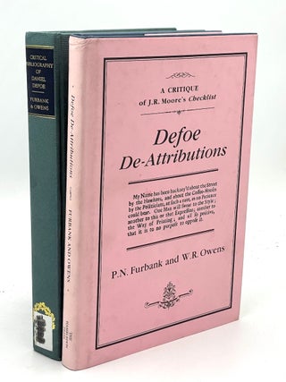 Item #H41185 A Critical Bibliography of Daniel Defoe & Defoe De-Attributions, A Critique of J. R....