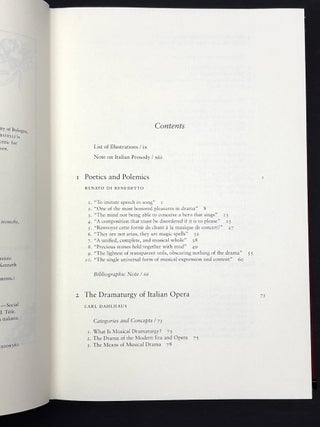 Opera in Theory and Practice, Image and Myth (The History of Italian Opera, Part II/ Systems, Vol. 6)