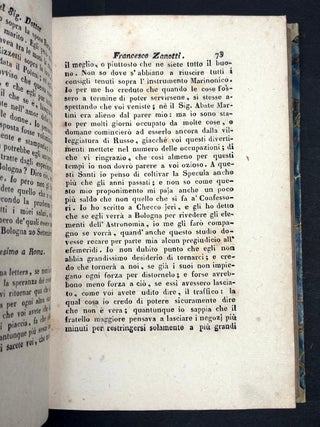 Delle lettere familiari d'alcuni Bolognesi nel secolo decimottavo, 2 vols. 1820