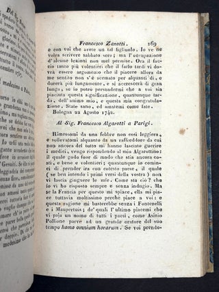 Delle lettere familiari d'alcuni Bolognesi nel secolo decimottavo, 2 vols. 1820