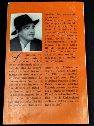 Vuelo de cuervos, inscribed by author
