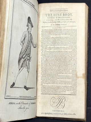 Bell's British Theatre, Vol. 6 (Comedies), 1780: The Miser (Fielding), The Provok'd Husband (Vanbrugh & Cibber), She Wou'd and She Wou'd Not (Cibber), The Busy Body (Centlivre), Sir Harry Wildair (Farquhar)