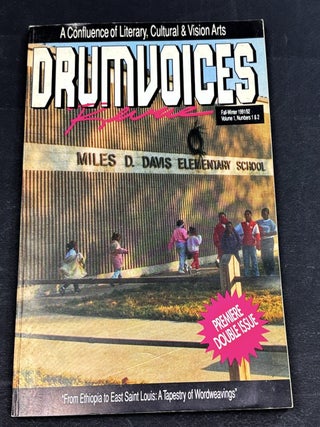 Item #H41391 Drumvoices Vol. 1 nos. 1/2, Fall-Winter 1991-92, premier double issue. Eugene B....
