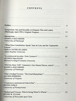 Carnal Knowledge: Essays on the Flesh, Sex and Sexuality in Hispanic Letters and Films
