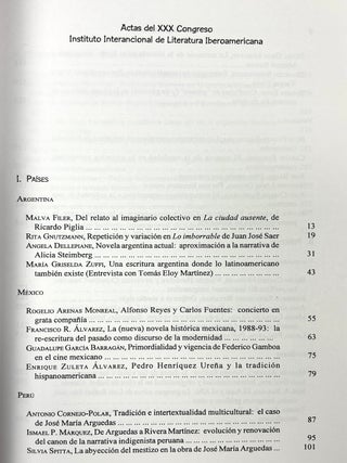 Tradición y Actualidad de la Literatura Iberoamericana (Actas del XXX Congreso, Tomo II)