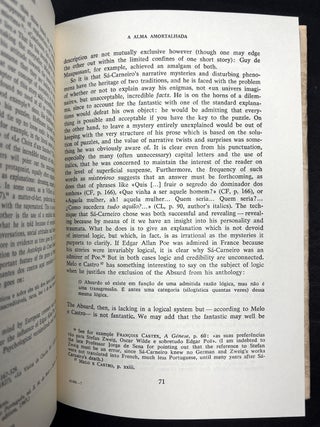 A Alma Amortalhada: Mario de Sa-Carneiro's Use of Metaphor and Image