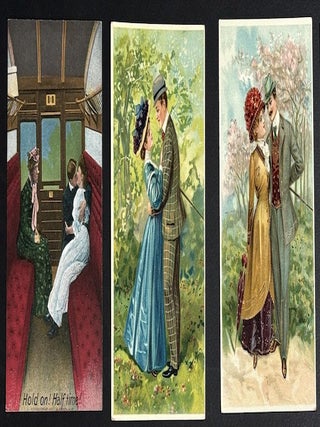 77 early-1900s comedic postcards on couples, flirtation, sex, wooing, courtship, derrieres...