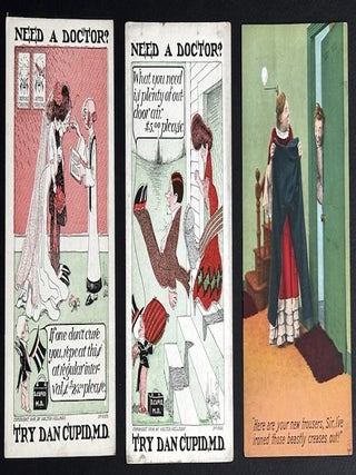 77 early-1900s comedic postcards on couples, flirtation, sex, wooing, courtship, derrieres...