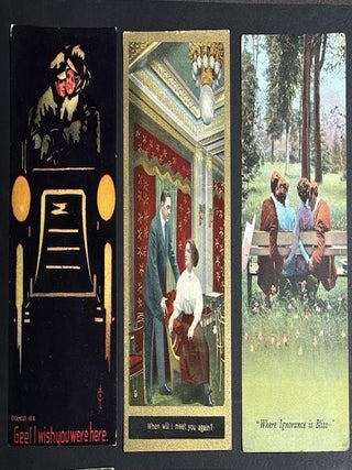 77 early-1900s comedic postcards on couples, flirtation, sex, wooing, courtship, derrieres...