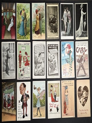 77 early-1900s comedic postcards on couples, flirtation, sex, wooing, courtship, derrieres...