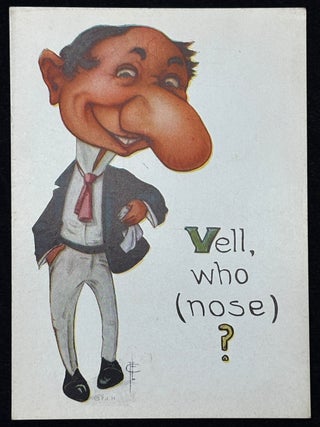 100 early 1900s comedic, humorous & joke postcards