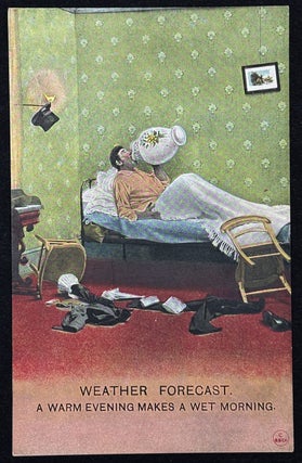 100 early 1900s comedic, humorous & joke postcards