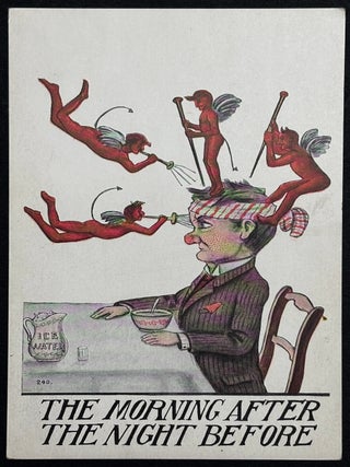 100 early 1900s comedic, humorous & joke postcards
