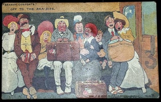 100 early 1900s comedic, humorous & joke postcards
