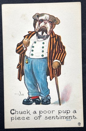 100 early 1900s comedic, humorous & joke postcards