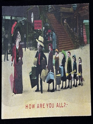 100 early 1900s comedic, humorous & joke postcards