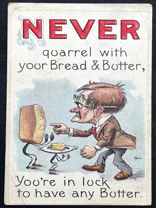 100 early 1900s comedic, humorous & joke postcards