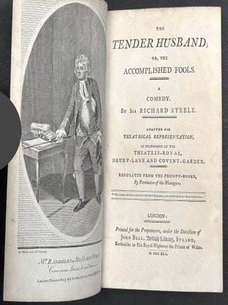 Item #H41568 The Tender Husband or the Accomplished Fools, a Comedy (1791). Richard Steele
