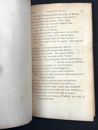 Lady Jane Gray, A Tragedy (1791)