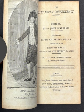 Item #H41581 The City Wives' Confederacy, A Comedy (1792). John Vanbrugh