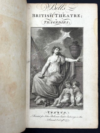 Bell's British Theatre: Tragedies (1777): Electra (Sophocles; Mr. Theobald), The Ambitious Step-Mother (Rowe), Edward the Black Prince (Shirley), Busiris King of Egypt (Young), Eurydice (Mallet)