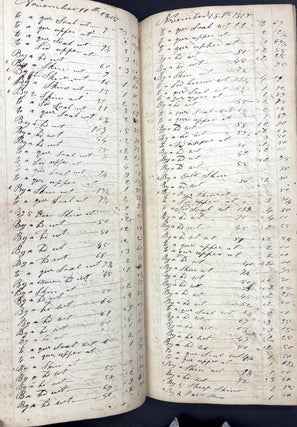 6 ledgers & account books, 1812-1830 pioneering Reel family of West View & Perrysville (Allegheny County, PA), Harmony