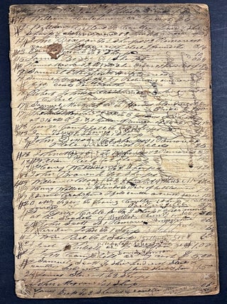 6 ledgers & account books, 1812-1830 pioneering Reel family of West View & Perrysville (Allegheny County, PA), Harmony