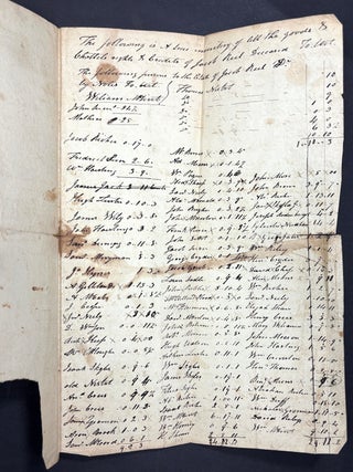 6 ledgers & account books, 1812-1830 pioneering Reel family of West View & Perrysville (Allegheny County, PA), Harmony