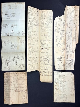6 ledgers & account books, 1812-1830 pioneering Reel family of West View & Perrysville (Allegheny County, PA), Harmony