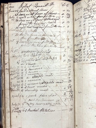 6 ledgers & account books, 1812-1830 pioneering Reel family of West View & Perrysville (Allegheny County, PA), Harmony