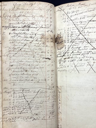 6 ledgers & account books, 1812-1830 pioneering Reel family of West View & Perrysville (Allegheny County, PA), Harmony