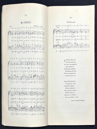 Casgliad cyntaf o donau a hymnau (1921 Welsh hymnal), part of the Music in Wales series