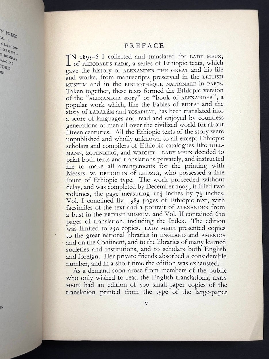 The Alexander Book in Ethiopia: The Ethiopic Versions of Pseudo ...