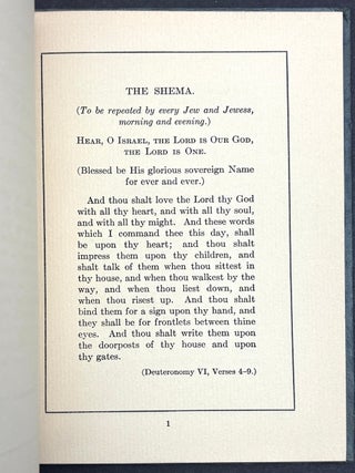 A Book of Prayer for Jewish Girls (1917)