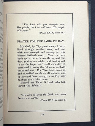 A Book of Prayer for Jewish Girls (1917)