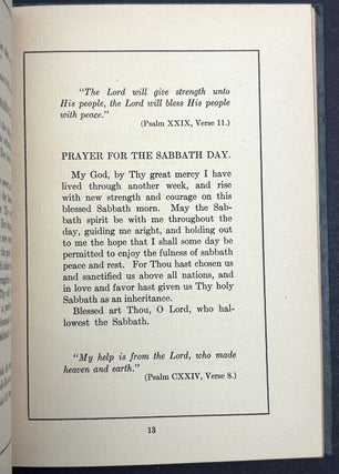 A Book of Prayer for Jewish Girls (1917)