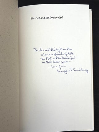 The Poet and the Dream Girl: The Love Letters of Lilian Steichen & Carl Sandburg, inscribed by editor