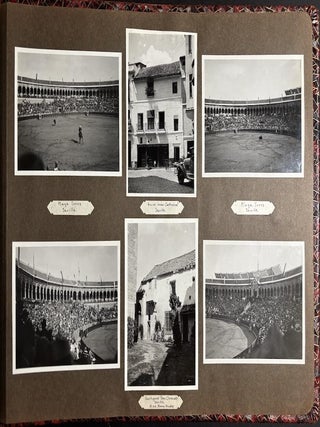 1929 Photo album, Seville Spain, Jerez, Ocuna, southern Spain