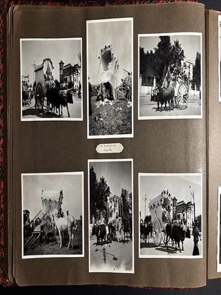 1929 Photo album, Seville Spain, Jerez, Ocuna, southern Spain