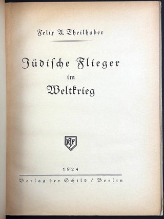J&uuml;dische Flieger im Weltkrieg
